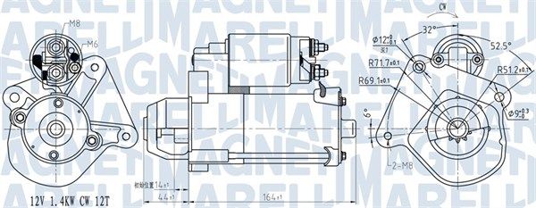 MAGNETI MARELLI starteris 063721275010